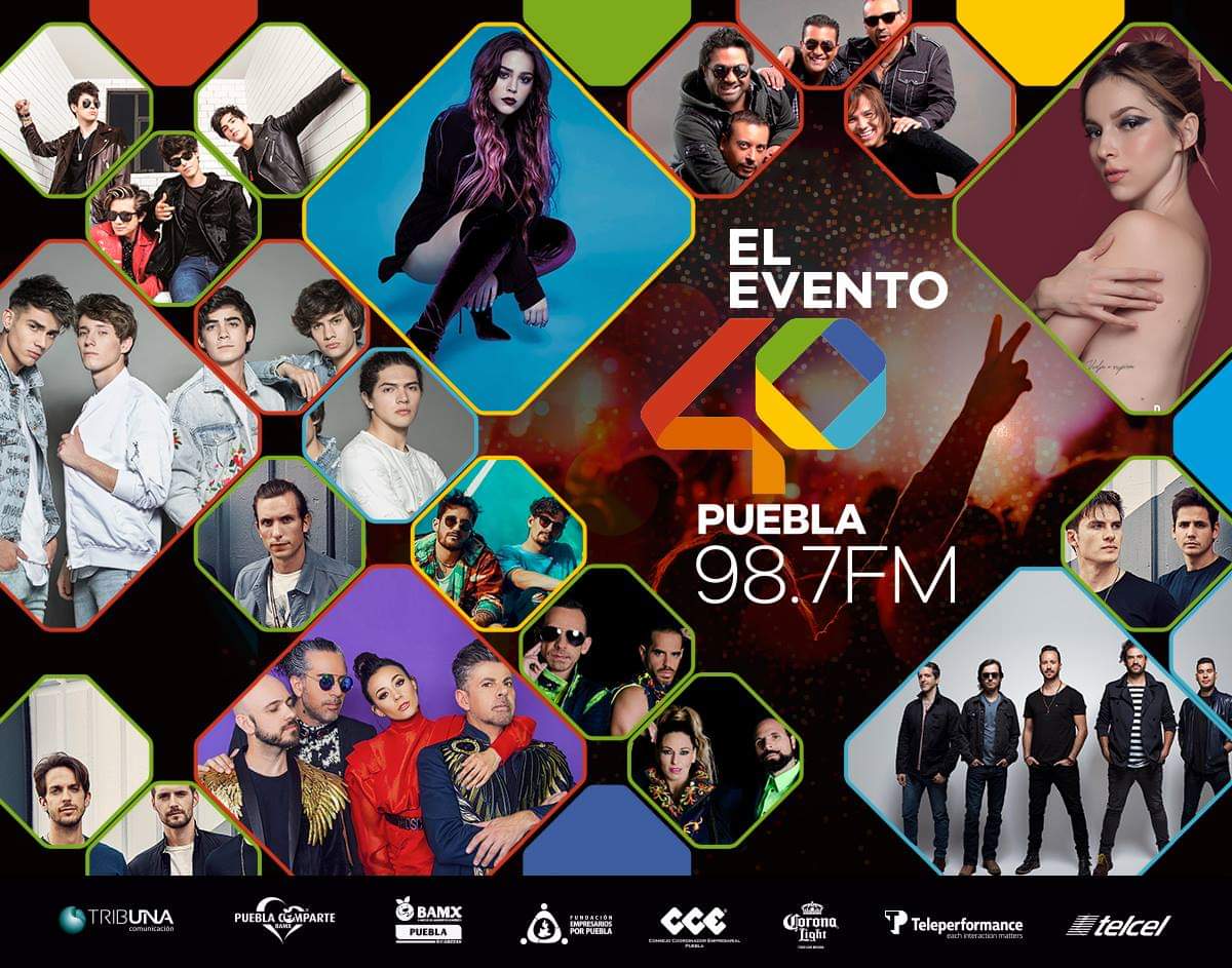 Gana Boletos para el Concierto de los 40 Principales Puebla Plana